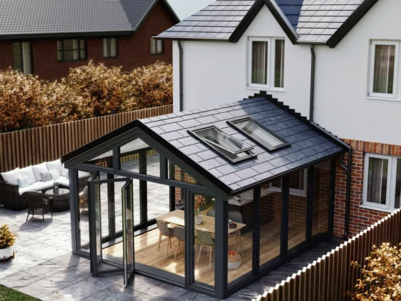 Replacement tiled conservatory roofs
